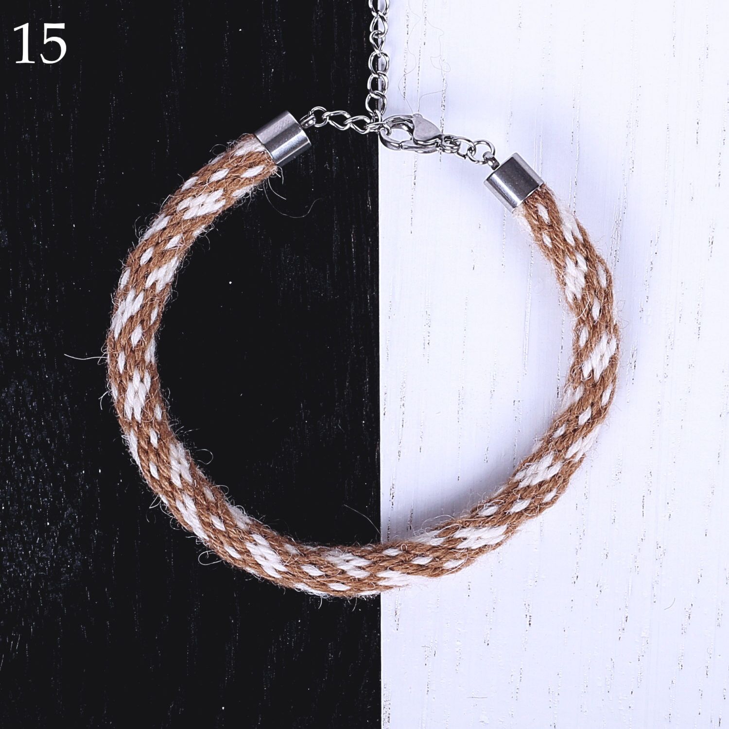 TEHILAH alpaca bracelet - browns - Image 7