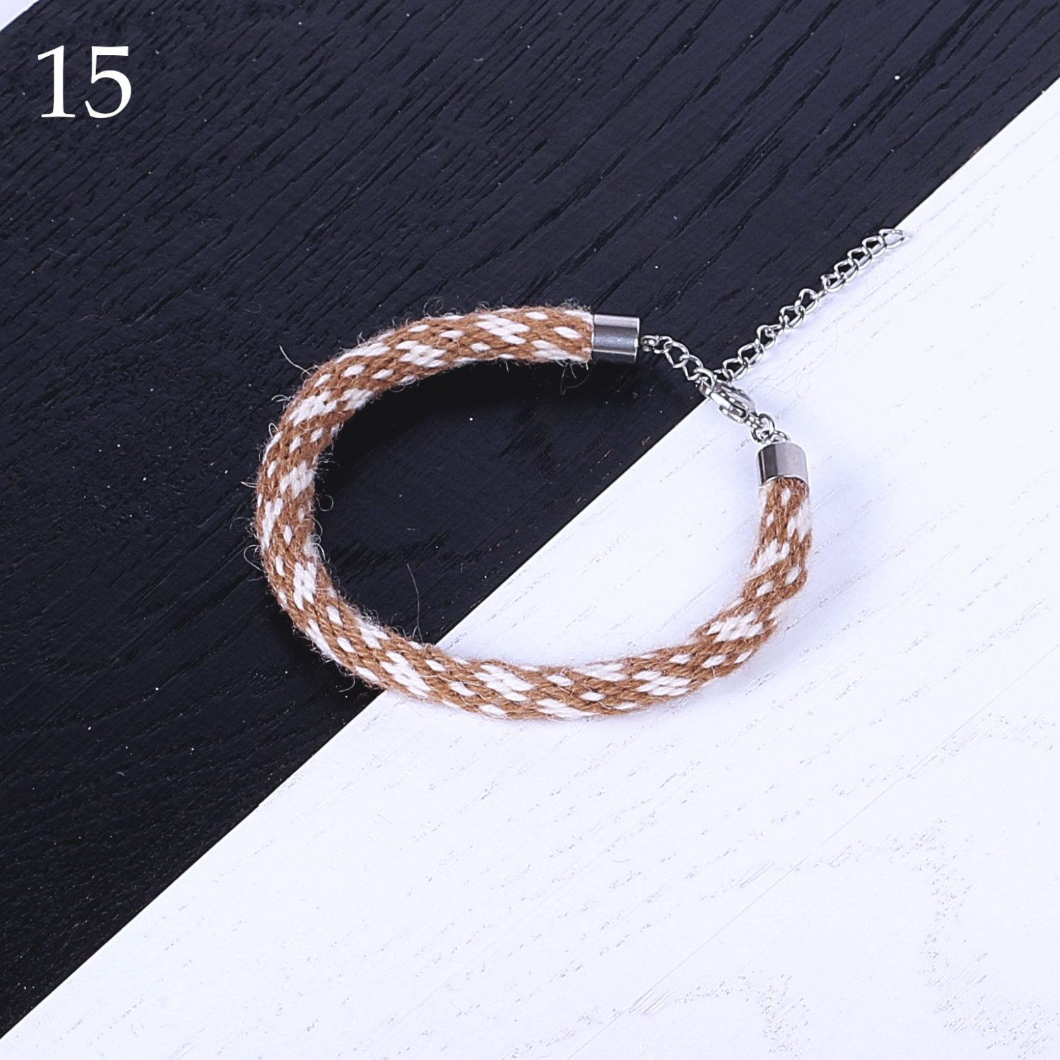 TEHILAH alpaca bracelet - browns - Image 8