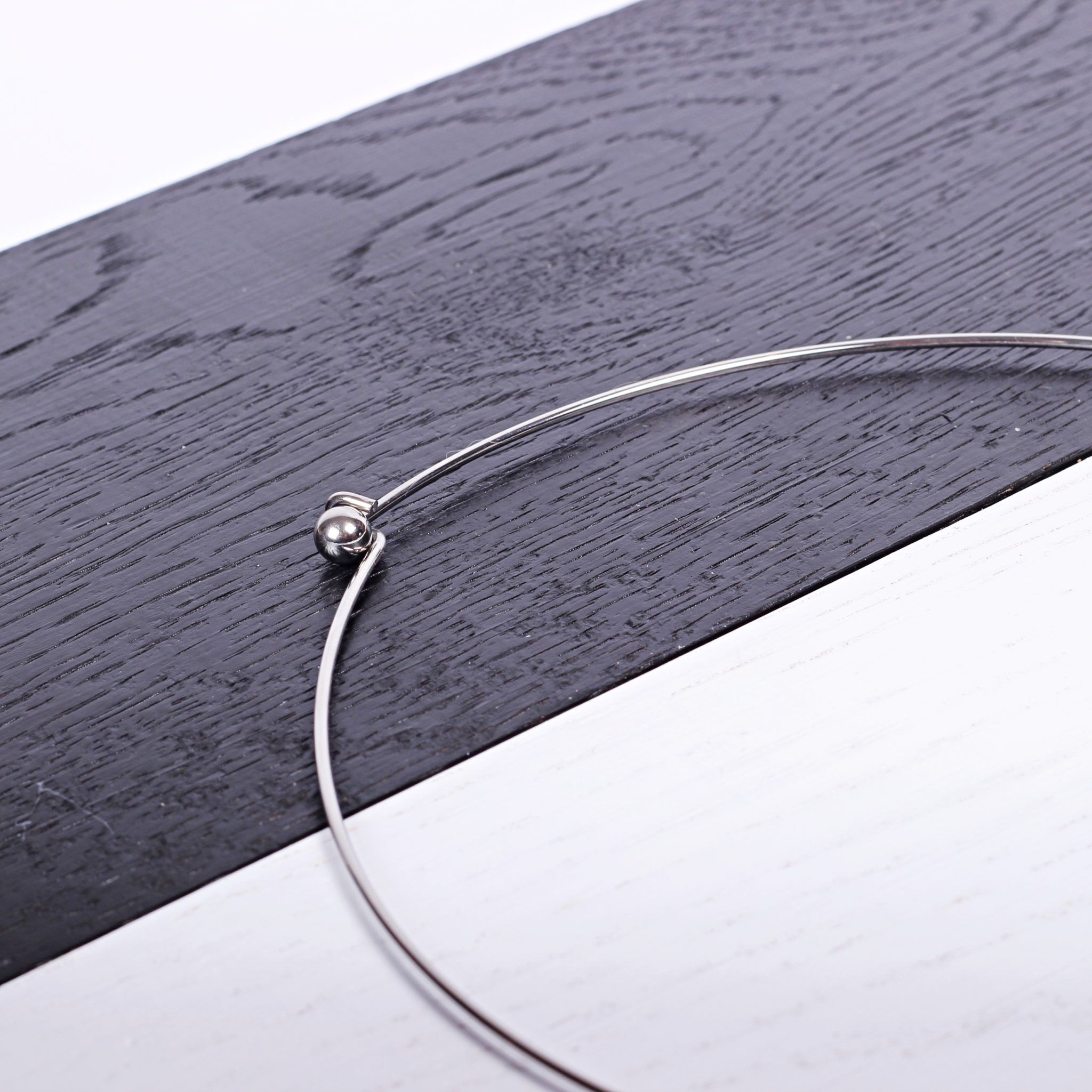 Stainless steel solid necklace base - Image 2