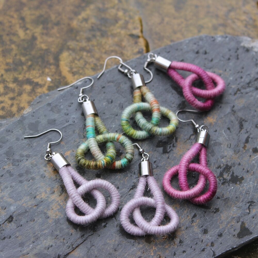 Why knot Pretzel earrings