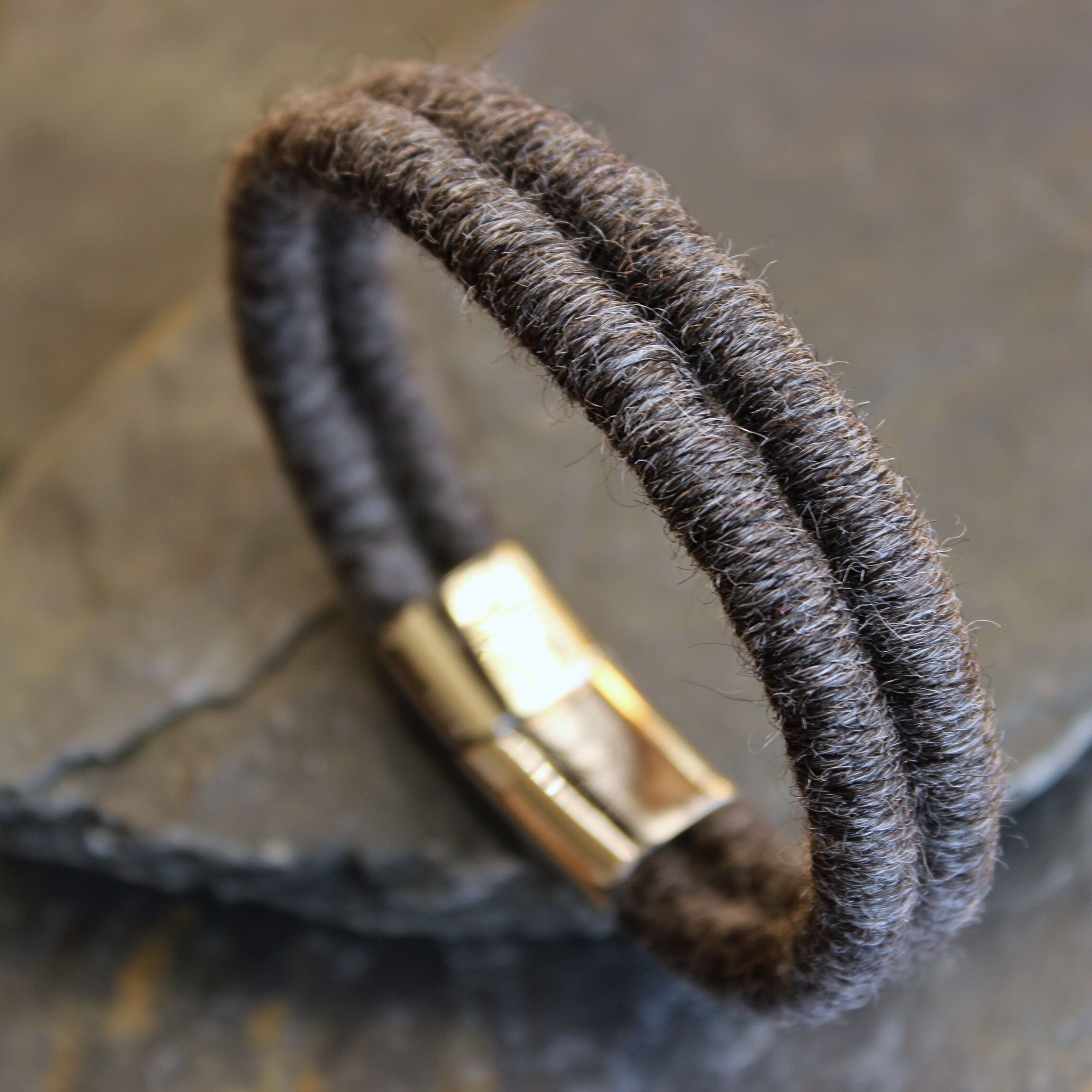Personalised VOGLOD men's alpaca bracelet - Image 2