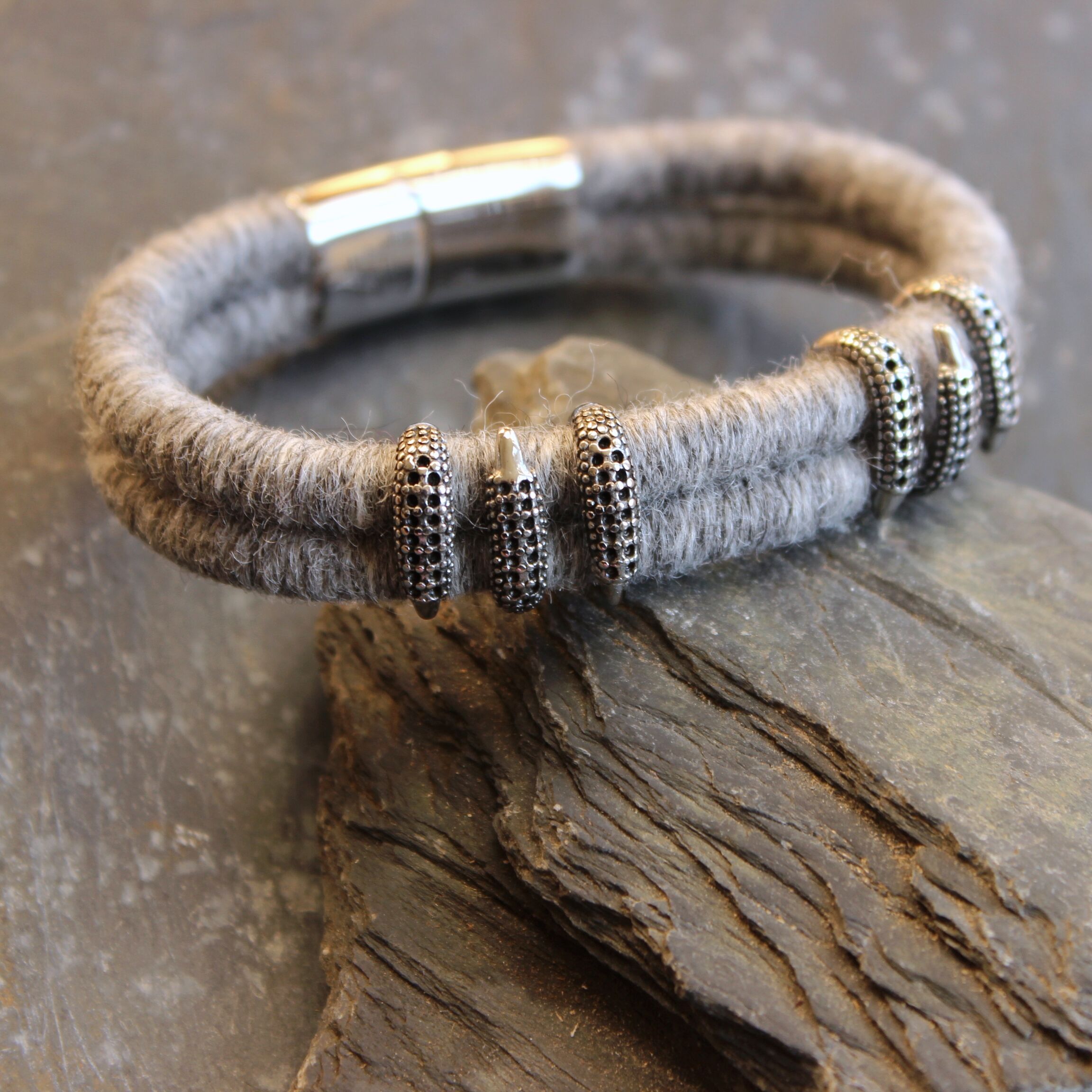 Personalised TOGRUS men's alpaca bracelet - Image 4