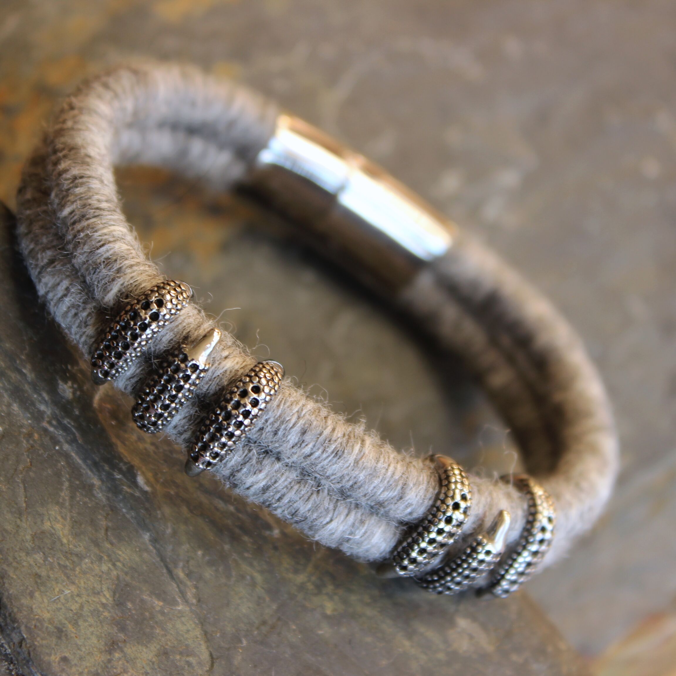 Personalised TOGRUS men's alpaca bracelet - Image 2