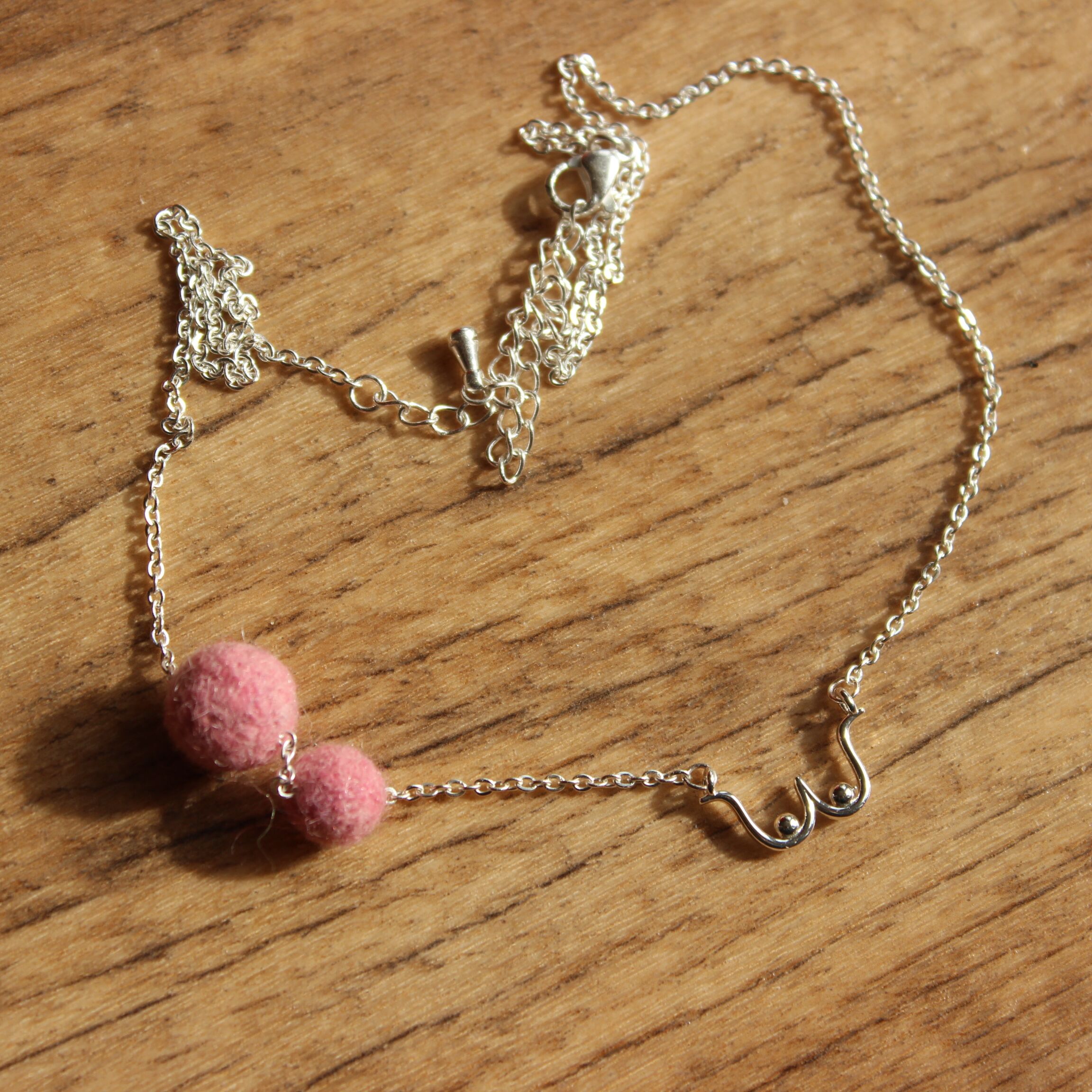 Terrible Titties silver plated petite necklace - Image 5