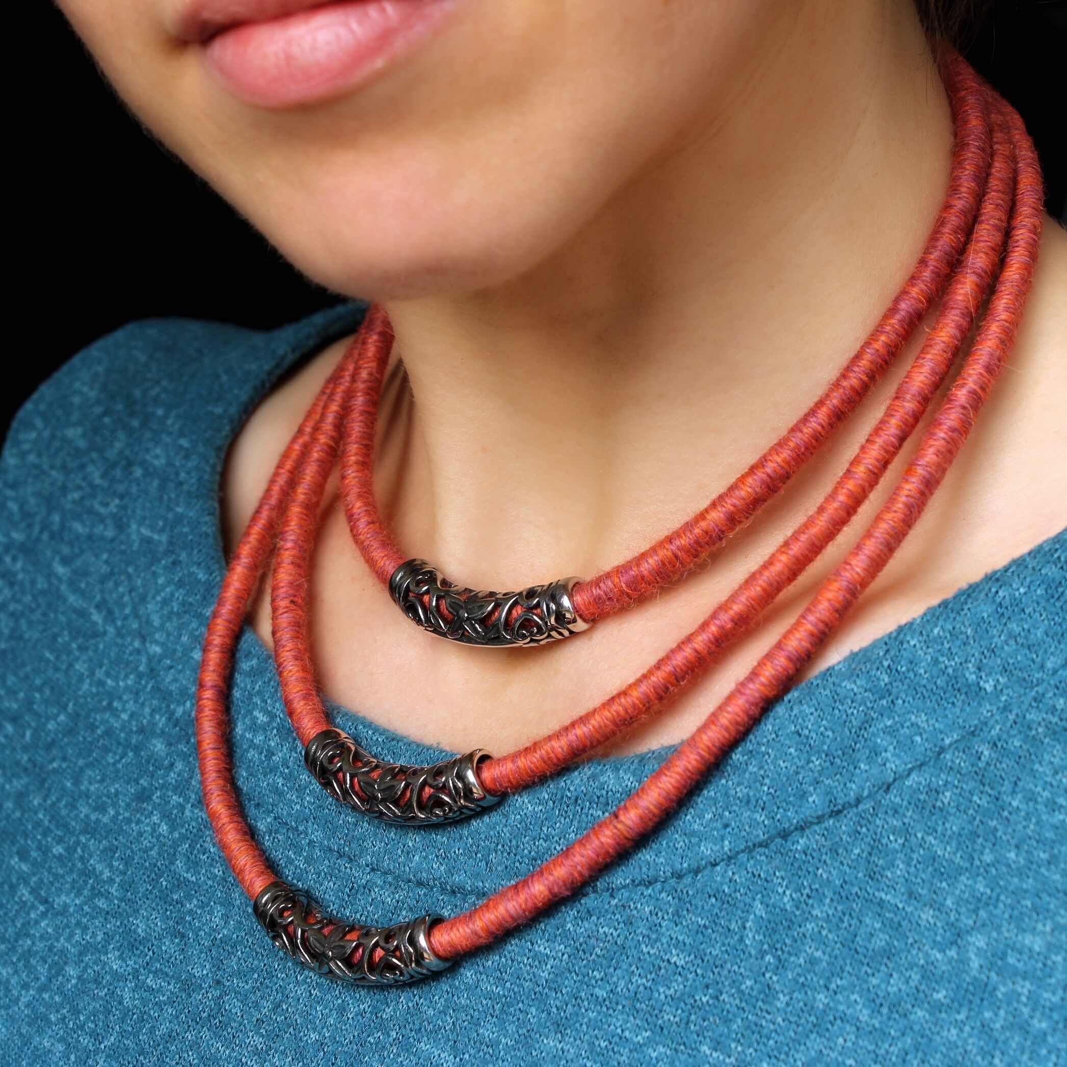 alpaca necklace gift yarn