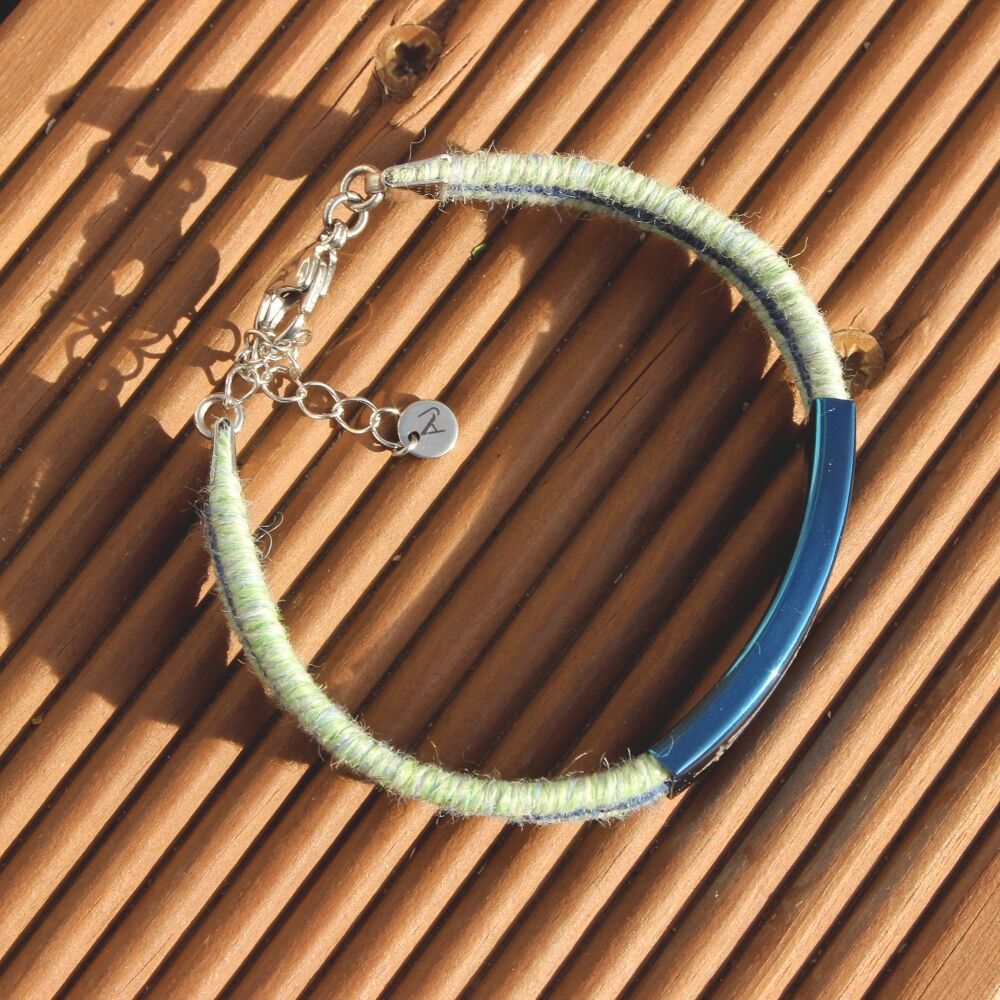 baby alpaca yarn bracelet MURMUR