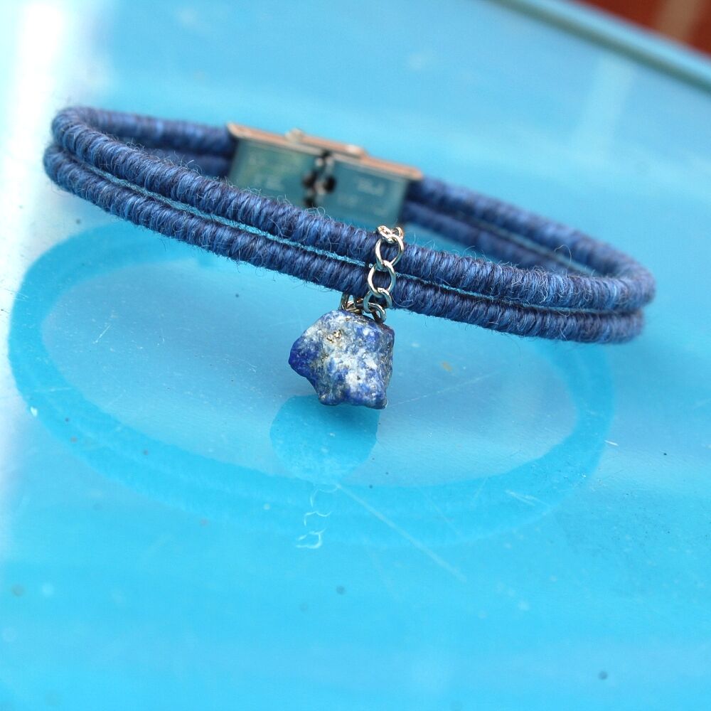 QUANDISA stone alpaca yarn bracelets