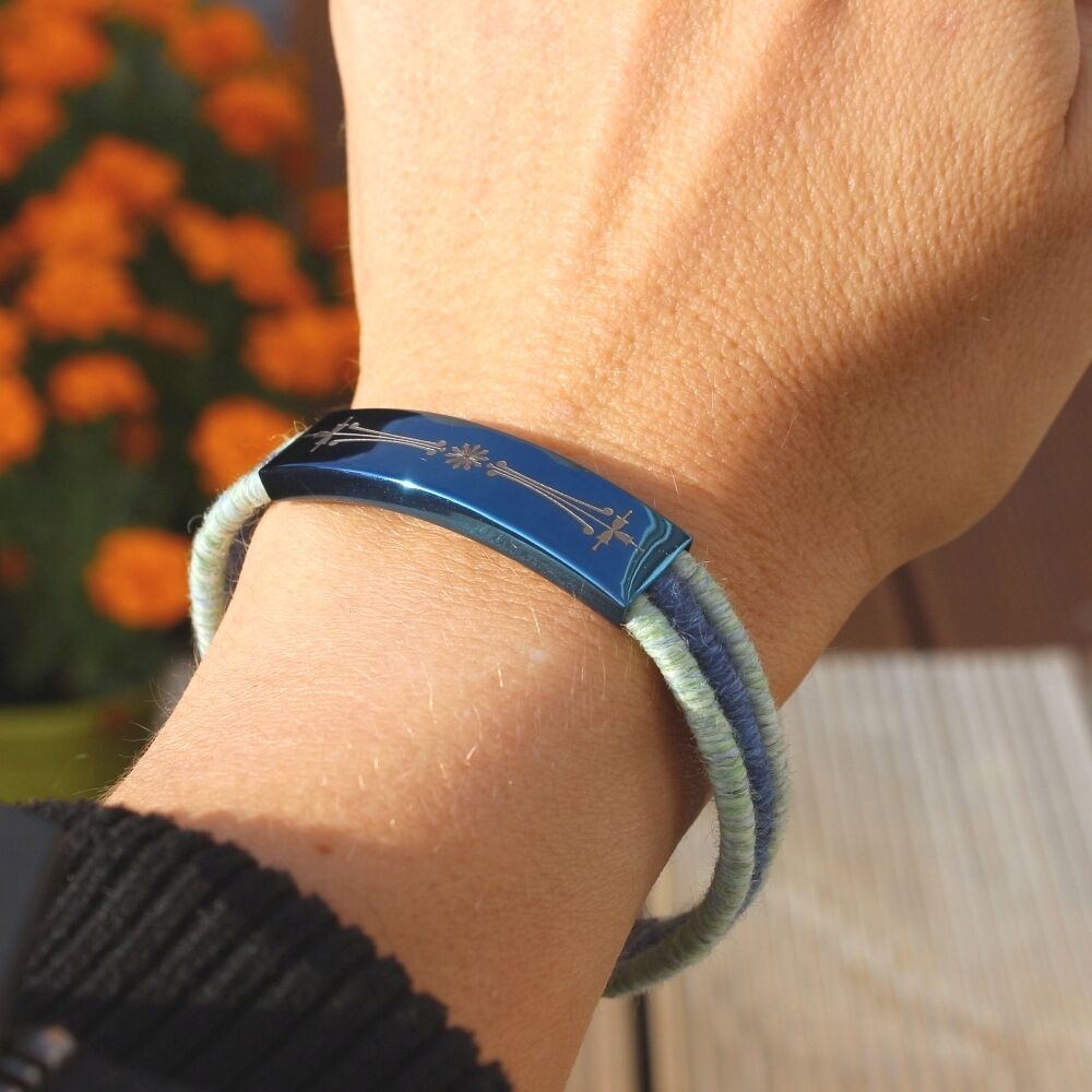 baby alpaca yarn bracelet MURMUR