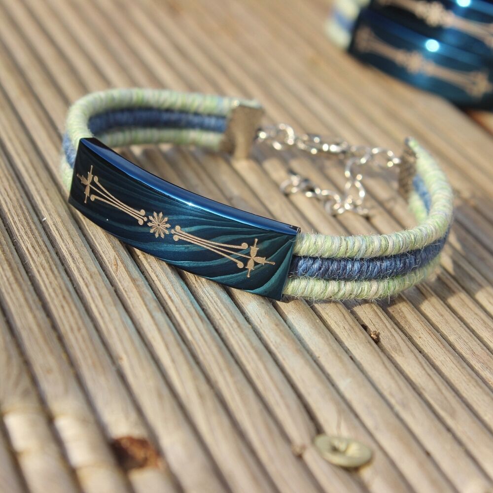 baby alpaca yarn bracelet MURMUR