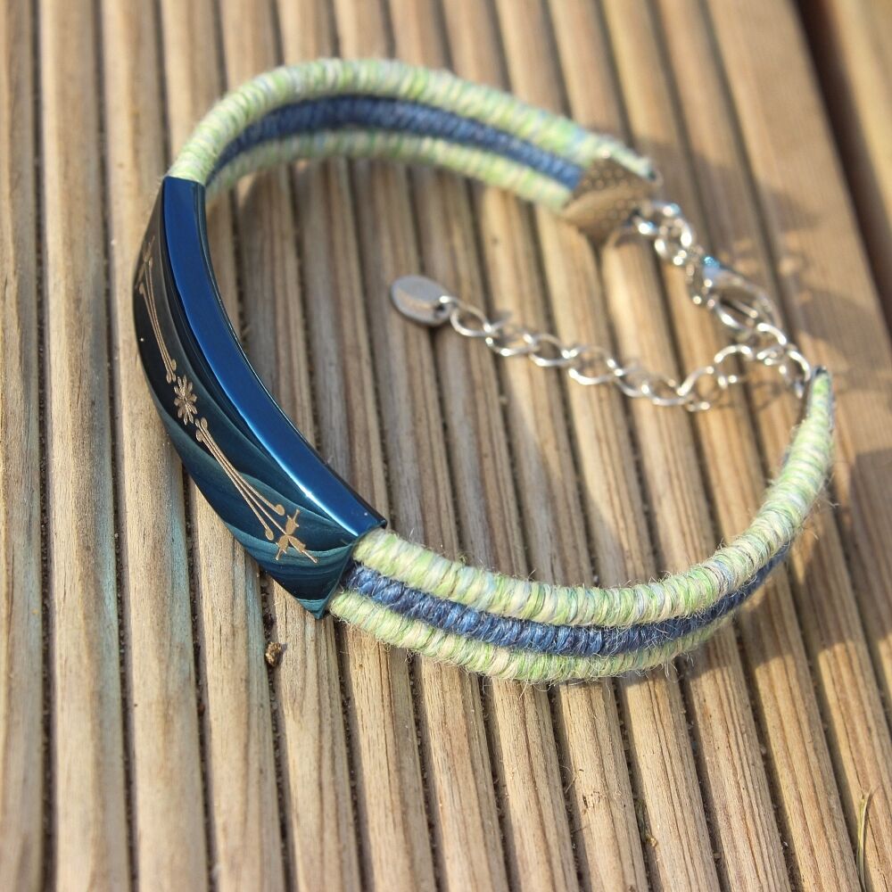 baby alpaca yarn bracelet MURMUR